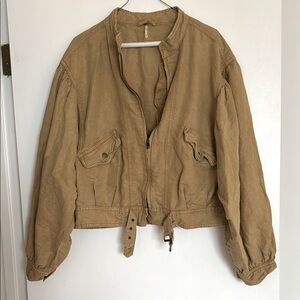 Women's Free People Tan Jacket. M